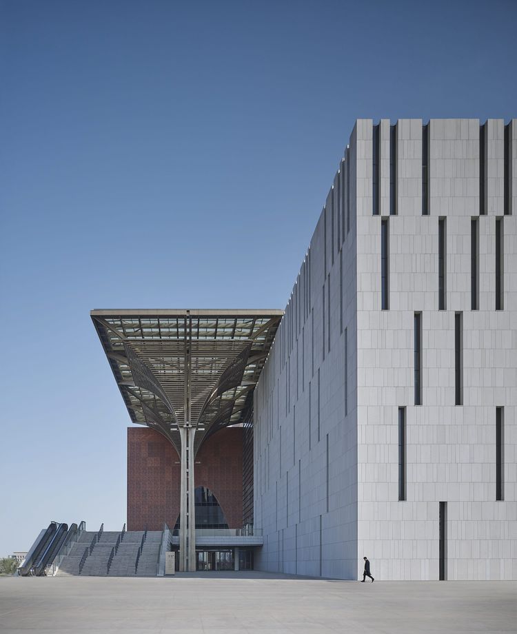 Tianjin Binhai Cultural Center and Museum - Projects - gmp Architekten