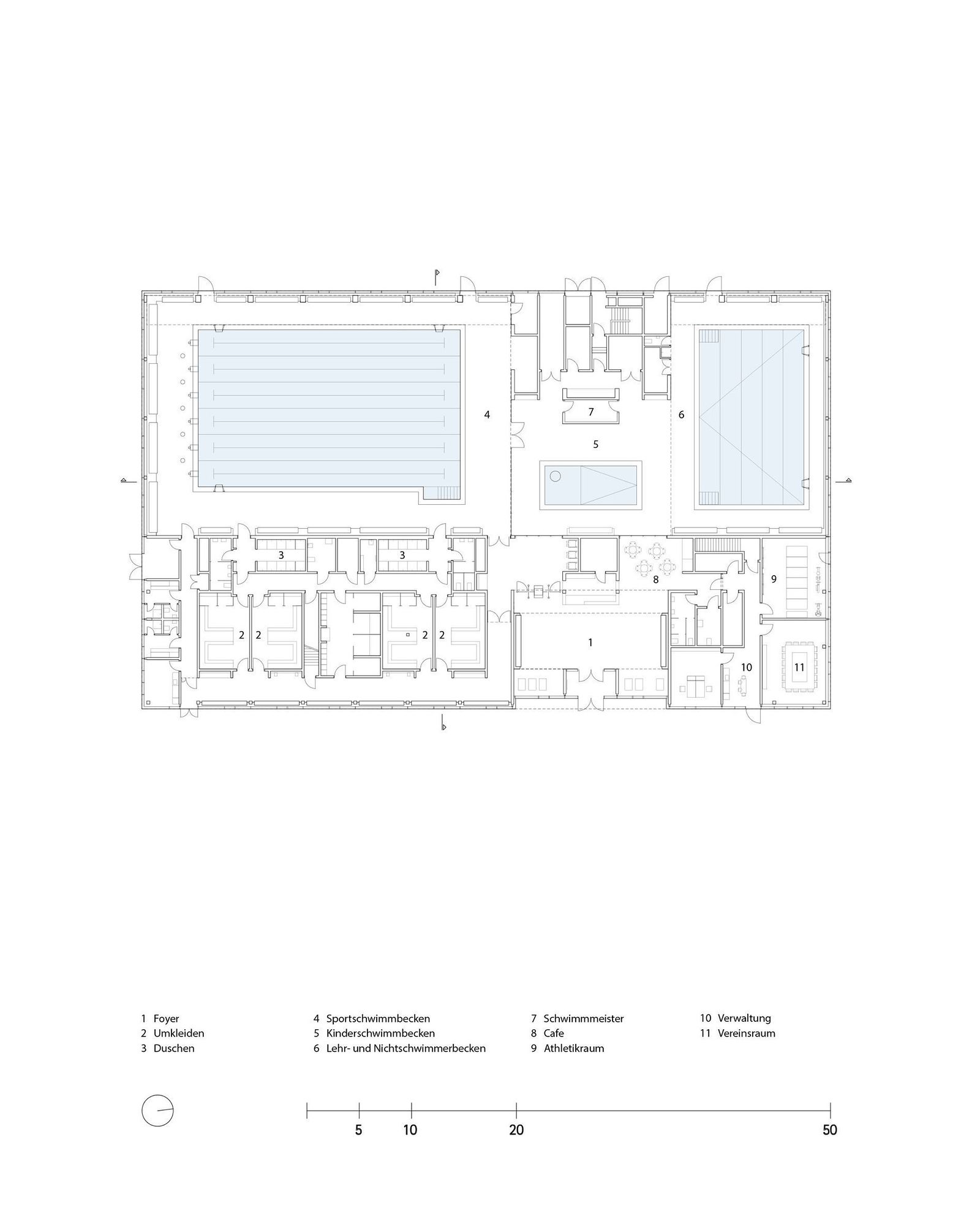 Ost Indoor Swimming Pool - Projects - gmp Architekten