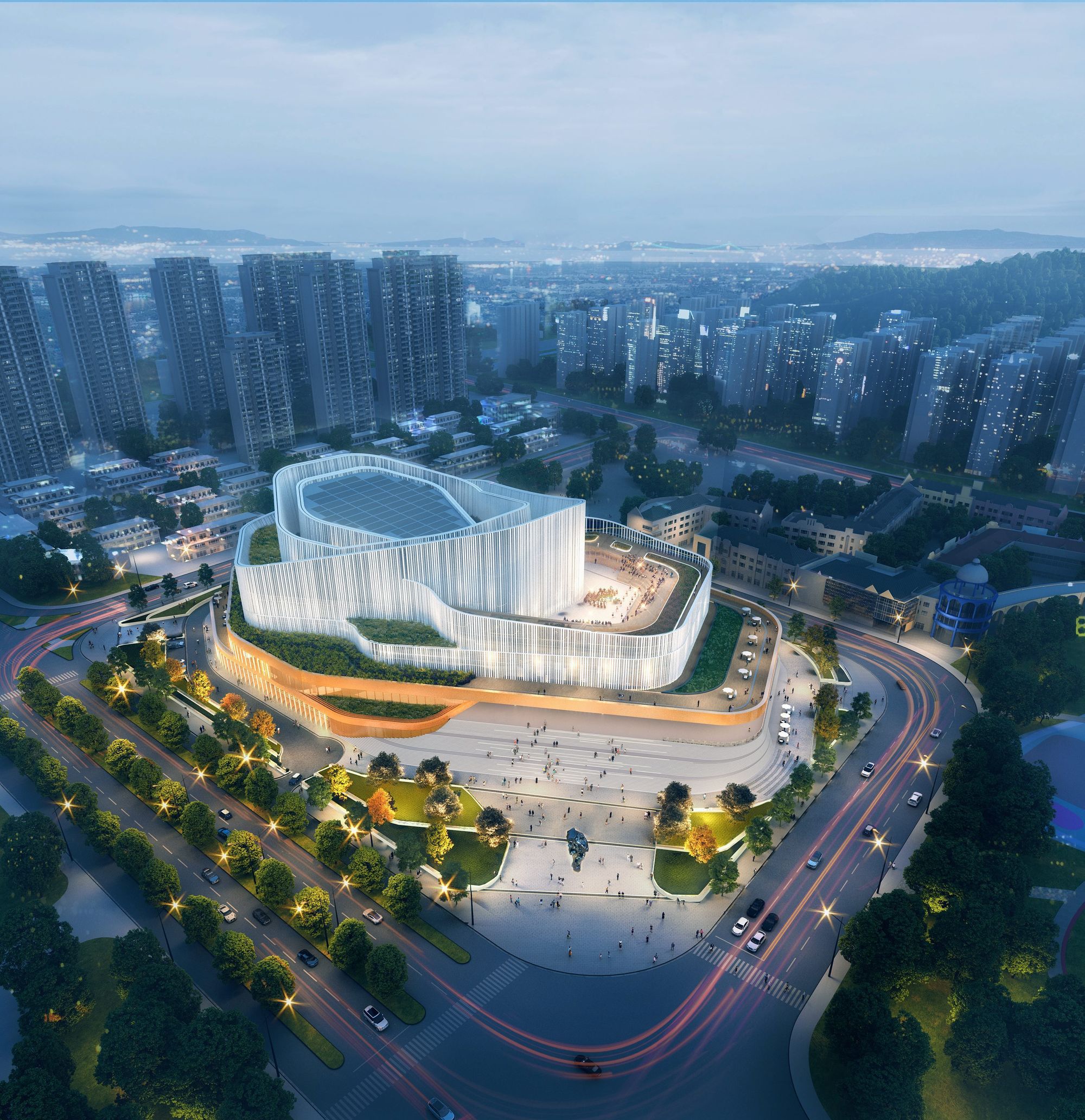 Ningbo Beilun Culture Center - Projects - gmp Architekten